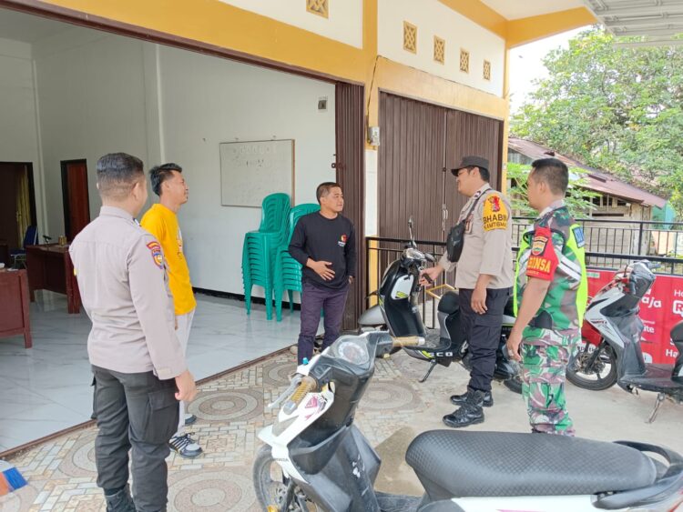 Wujudkan Pilkada Damai dan Kondusif, Polsek Cerenti Gencar Patroli Dialogis Sinergitas TNI-Polri