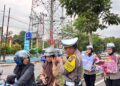 Kasat Lantas Turun Langsung Sosialisasi Pilkada Damai