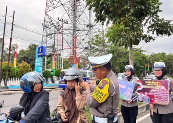 Kasat Lantas Turun Langsung Sosialisasi Pilkada Damai