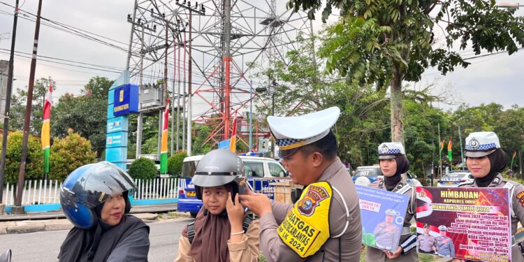 Kasat Lantas Turun Langsung Sosialisasi Pilkada Damai