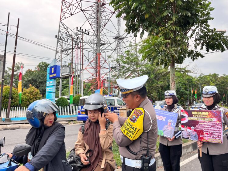Kasat Lantas Turun Langsung Sosialisasi Pilkada Damai