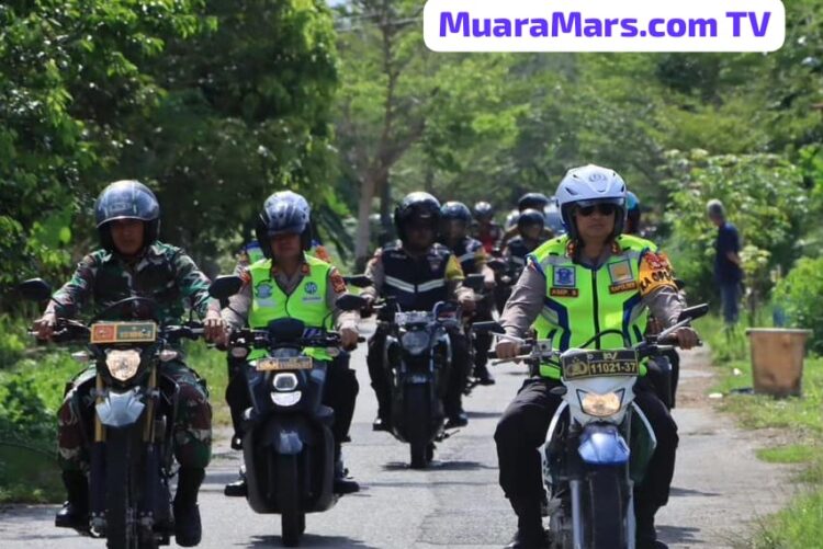 Sinergritas TNI-Polri, AKBP Asep Pimpin Patroli Jaga Kamtibmas Semasa Pilkada di Siak