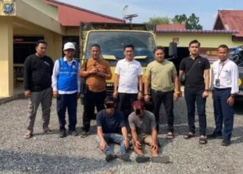 Rugikan Negara, Polsek Siak Hulu Gulung Komplotan Pencuri Kabel PLN