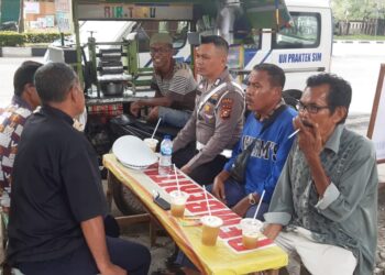 Ambil Langka Preventif, Satlantas Polres Kampar Cooling System Pilkada Damai