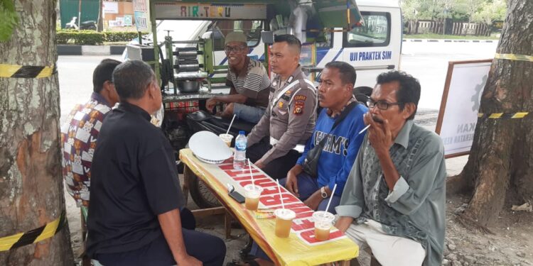 Ambil Langka Preventif, Satlantas Polres Kampar Cooling System Pilkada Damai