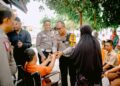 Satlantas Polres Siak Serahkan Bantuan Sosial ke Sejumlah Panti Asuhan di Hari Lalu Lintas 2024