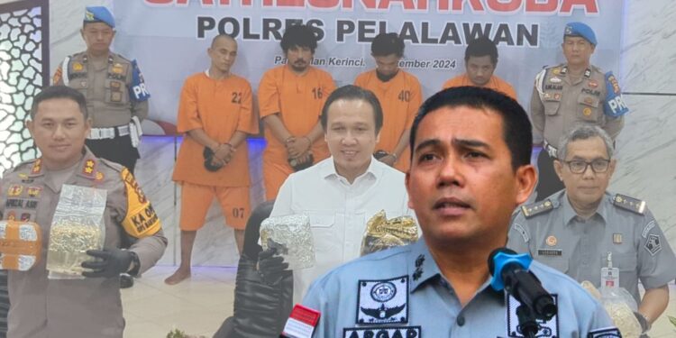 Kerjasama Solid, Kanwil Kemenkumham Riau dan Kepolisian Berhasil Ungkap Kasus Narkoba