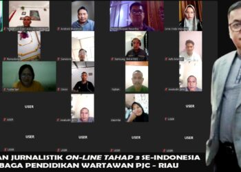 Dirut Pekanbaru Journalist Center (PJC) Sukses Laksanakan Pelatihan Jurnalistik dari 13 Provinsi Se-Indonesia