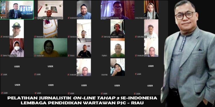 Dirut Pekanbaru Journalist Center (PJC) Sukses Laksanakan Pelatihan Jurnalistik dari 13 Provinsi Se-Indonesia