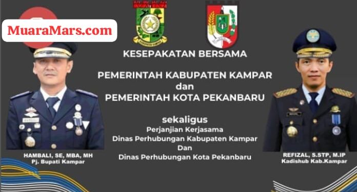 Kabar Gembira, Pj Bupati Kampar MoU Dengan Pj Walikota Pekanbaru Menggunakan Transmetro Dari Simpang Panam Menuju Danau Bingkuang