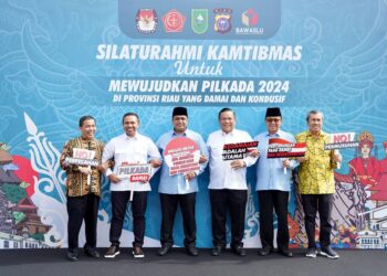 Jalin Silaturahmi, Kapolda Riau Ajak Paslon Ciptakan Pilkada yang Dami dan Meriah