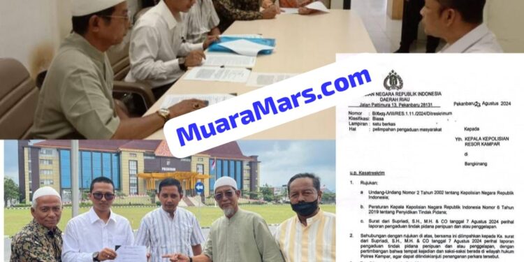 Anggota KUD Pancuran Gading kesal” Laporan Pelimpahan di Polres Kampar Diduga Vakum