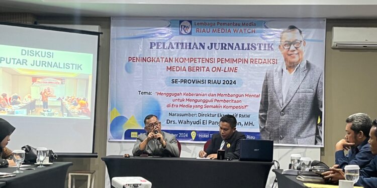 Lembaga Pemantau Media Riau Watch Adakan Pelatihan Jurnalistik Tahun 2024