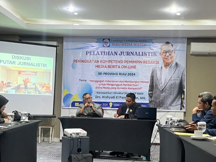 Lembaga Pemantau Media Riau Watch Adakan Pelatihan Jurnalistik Tahun 2024
