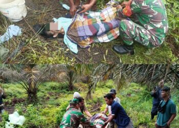 Seorang Wanita Ditemukan Sakit dan Kelaparan di Dalam Kebun Sawit PT Tama Jaya Desa Karya Indah