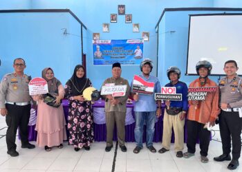 Satlantas Polres Siak Laksanakan Kegiatan Sosialisasi Keselamatan Berlalu Lintas