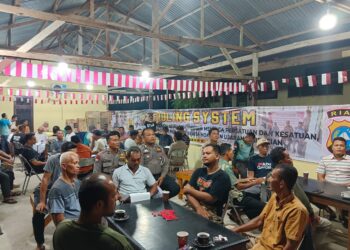 Ciptakan Pilkada Damai 2024″ Polsek Kampar Kiri Hilir Buka Tournament Domino