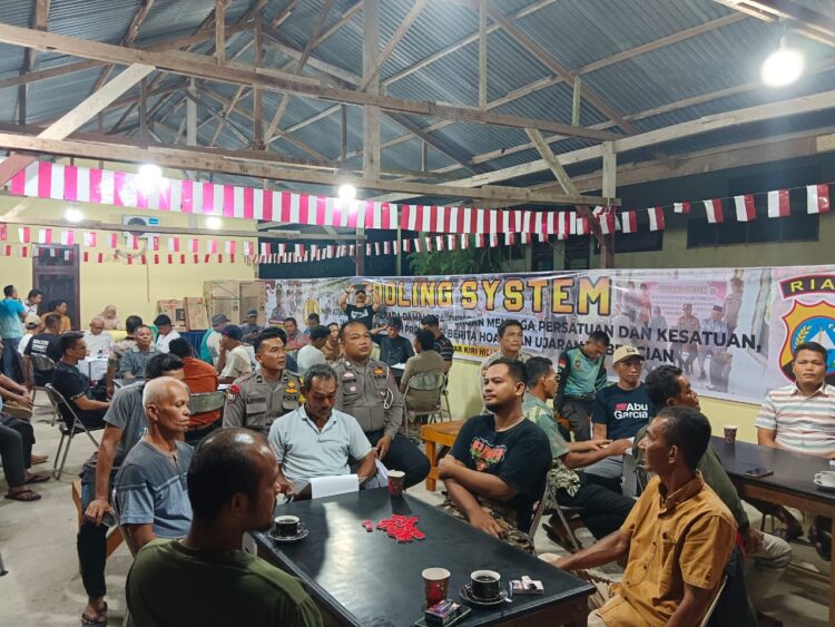 Ciptakan Pilkada Damai 2024″ Polsek Kampar Kiri Hilir Buka Tournament Domino
