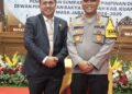 Kapolres Kuansing AKBP Pangucap, S.IK MH Hadiri Rapat Paripurna Pengucapan Sumpah/Janji Pimpinan Definitif DPRD Kabupaten Kuansing Masa Jabatan 2024-2029