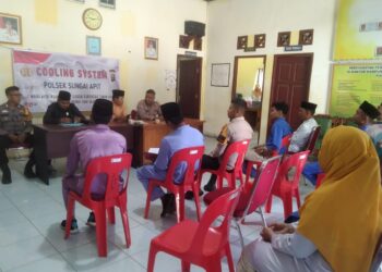 Laksanakan Giat Cooling System Polsek Sungai Apit Imbau Warga Ciptakan Pilkada Damai