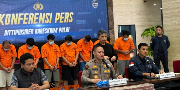 Polri Bongkar Sindikat Judi Online Omsed Rp 685 Miliar”  Dikendalikan Warga Negara Asing,