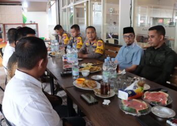 KPU, Bawaslu, Kapolres Kampar dan Tim Pemenangan Paslon,  Coffe Morning” Kapolres Kampar Titip Amanah Jaga Kondusivitas