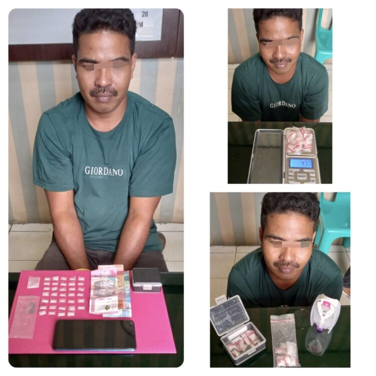 Polsek Rengat Barat Ringkus Dua Tersangka Pelaku Narkoba