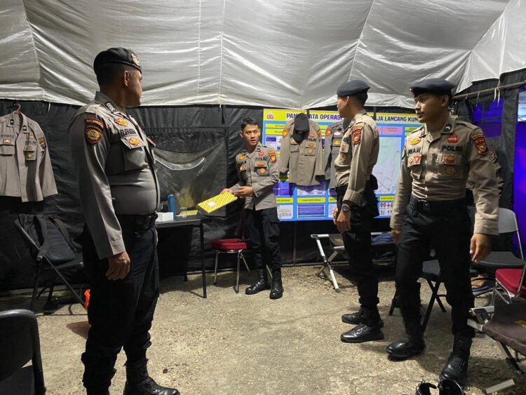 Satgas Preventif Polres Kuansing Intensifkan Patroli Blue Light di Kantor KPU, Bawaslu, dan Gudang Logistik Jelang Pilkada 2024