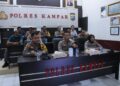 Tim Asistensi Polda riau melaksanakan Asistensi Operasi Mantap Praja Lancang Kuning 2024 di Polres Kampar