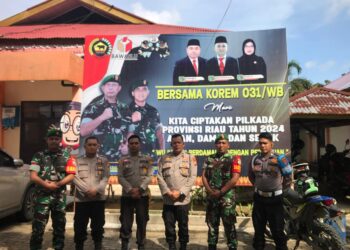 Polres Kuansing Patroli Sinergitas TNI Polri Melalui Monitoring Kantor KPU, Bawaslu dan Gudang Logistik Dalam Rangka Ops Mantap Praja LK 2024