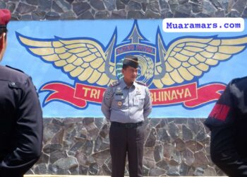 Bastian Manalu, Kepala Rutan Pekanbaru Pimpin Apel Serah Terima Regu Jaga
