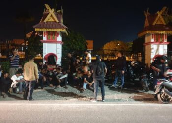 Pastikan Situasi Keamanan Tetap Kondusif Jelang Pilkada 2024, Satreskrim Pelalawan Lakukan Patroli Malam