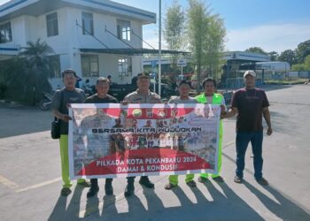 Sambang SPBE PT SINAR RIAU MUDA, Cooling System” Polsek Rumbai Ajak Karyawan Wujudkan Situasi Kondisif Jelang Pilkada serentak 2024