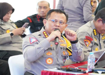 Debat Kandidat Cagubri dan Wagubri” Ditlantas Polda Riau Siap Siaga Pengamanan