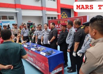Kanwil Kemenkumham Riau Gandeng TNI, Polri, BNN serta Ditjen Pemasyarakatan Razia dan Tes Urine di Lapas Narkoba Rumbai