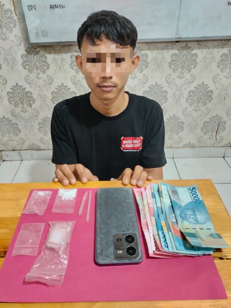 Satres Narkoba Polres Siak Amankan Satu Orang Pria Diduga Pelaku Penyalahgunaan Narkotika