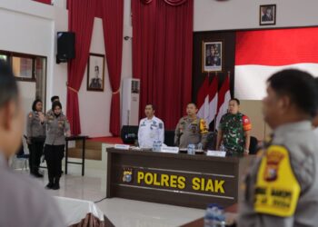 Polres Siak Gelar Rakor Lintas Sektoral Pengamanan Rapat Terbuka Pilkada Serentak dan Distribusi Logistik