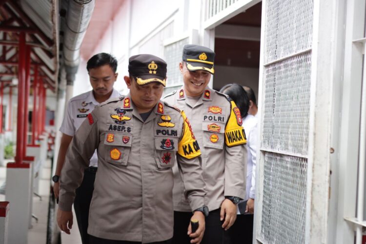 Kapolres Siak Bersama Forkopimda, KPU dan Bawaslu Lakukan Pengecekan Kesiapan TPS Khusus di Rutan Kelas II B Siak.
