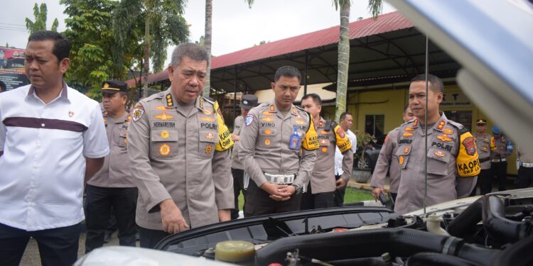 Irwasda Polda Riau Supervisi dan Asistensi Pilkada serentak Tahun 2024 di Polres Kampar