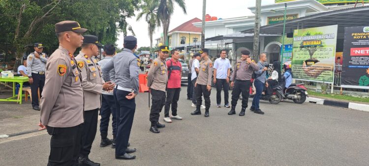 AKBP Pangucap Pimpin Pengamanan Kampanye Rapat Umum Paslon Cabup-Cawabup