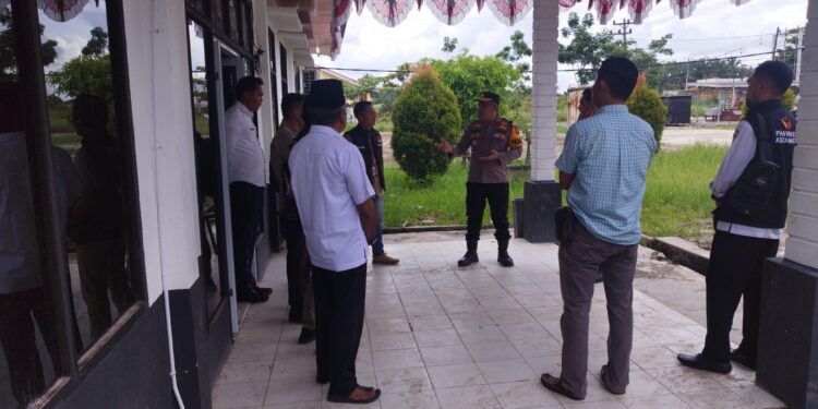 Kapolsek Mandau Cek Kesiapan PPK Bathin Solapan