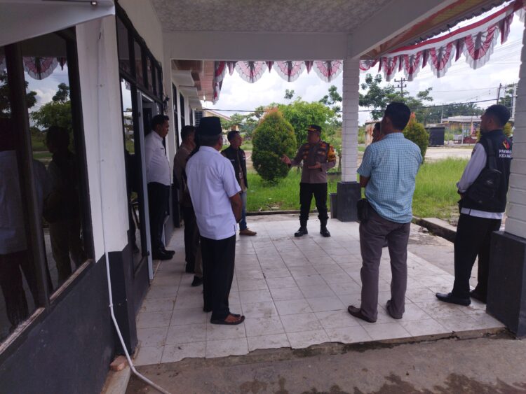 Kapolsek Mandau Cek Kesiapan PPK Bathin Solapan