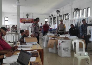 Pengamanan Pleno Pilkada tahun 2024 Resmi di Tutup
