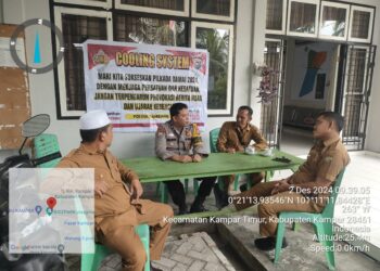 Harkamtibmas Polsek Tambang Dalam Rangka Cooling System Pemungutan Suara Pilkada 2024