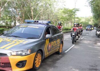 Ciptakan Situasi Aman dan Kondusif, Satgas Preventif OMP Polres Siak   Patroli