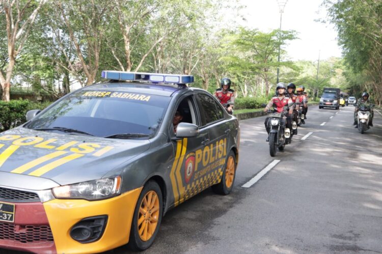 Ciptakan Situasi Aman dan Kondusif, Satgas Preventif OMP Polres Siak   Patroli