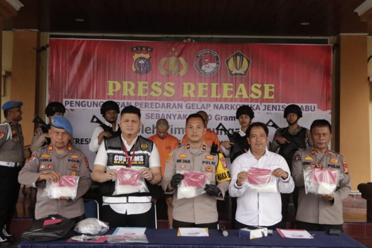 Pengungkapan Besar Kasus Narkotika di Penghujung Tahun,Polres Siak Amankan 2,6 Kg Shabu dan Pelaku