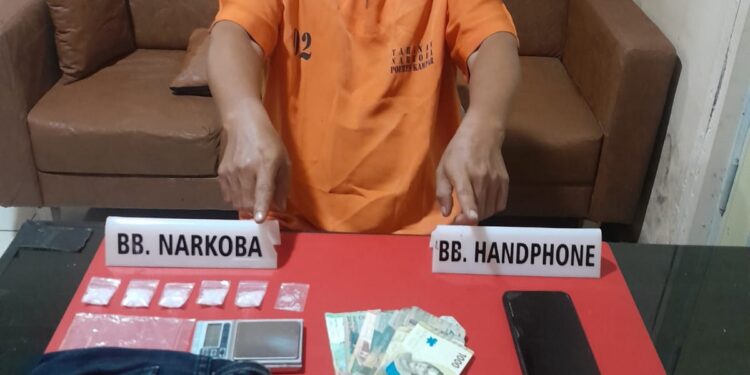 Polisi Ciduk Pengedar Sabu di Perumahan Kalimasa Permai, Sita 13,82 Gram Sabu