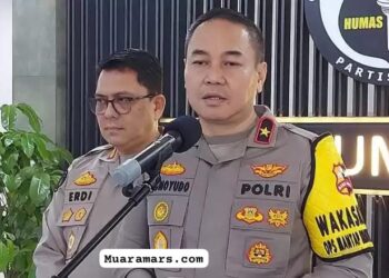 Karo Penmas Divisi Humas Polri Brigjen Trunoyudo Wisnu Andiko selidiki penembakan BoS Rental Mobil di Area KM 45 Tol Tangerang-Merak