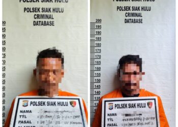 Dua Pengedar Sabu dan Ekstasi Dibekuk di Siak Hulu, 1,95 Gram Sabu dan 34 Butir Ekstasi Diamankan!